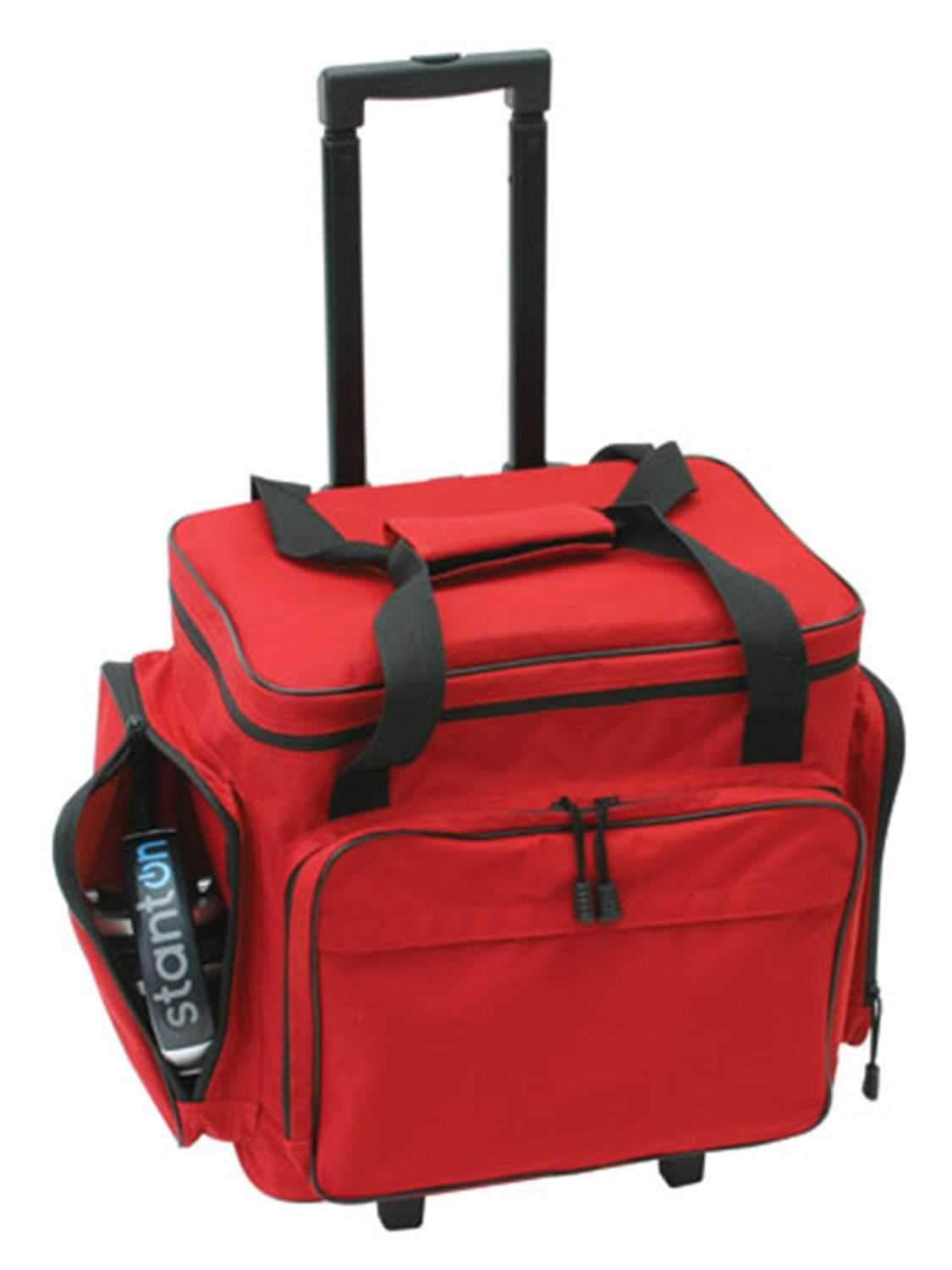 Prosound Record Trolley Bag Holds 80 LPS - Red - PSSL ProSound and Stage Lighting