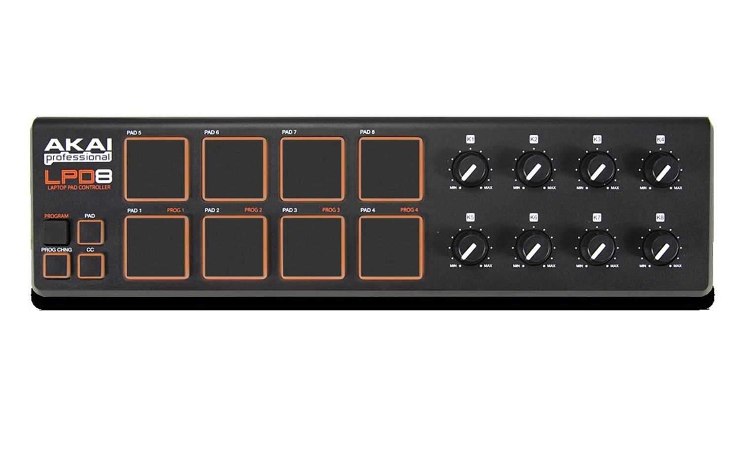 Akai LPD8 Laptop Pad Controller - PSSL ProSound and Stage Lighting