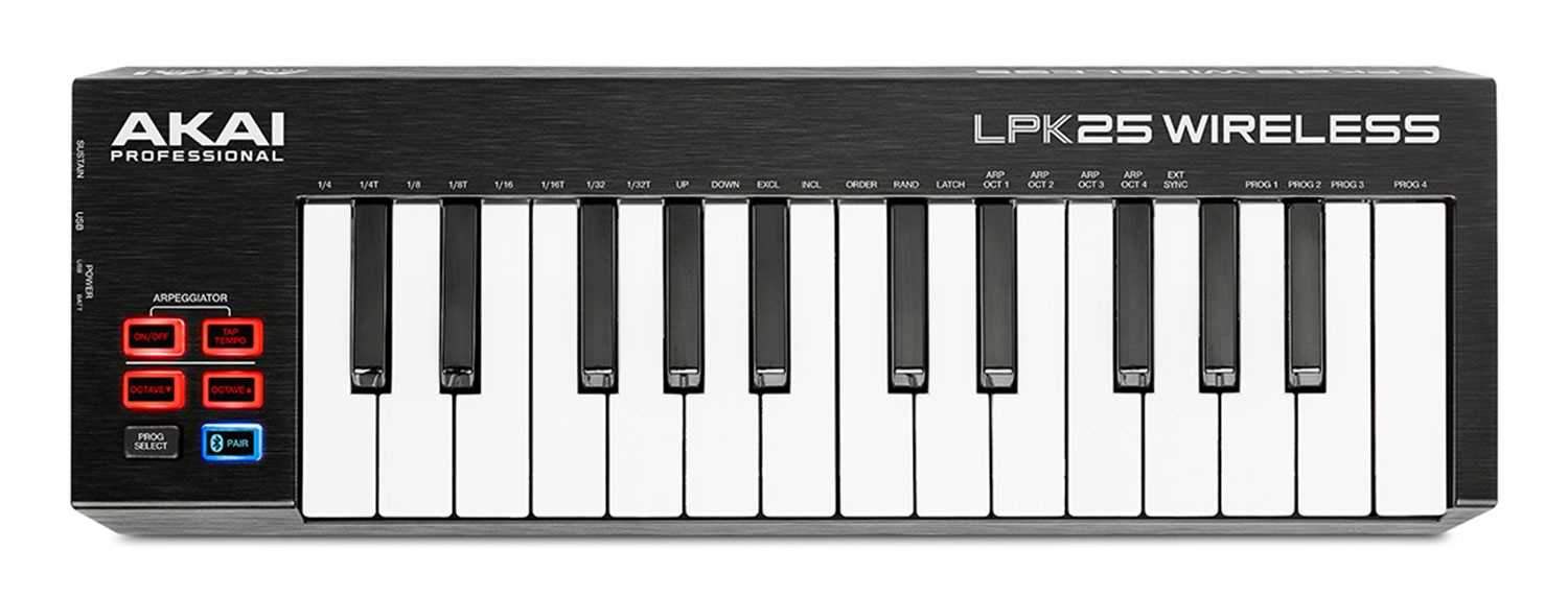 Akai LPK25 Wireless USB Midi Keyboard Controller - PSSL ProSound and Stage Lighting