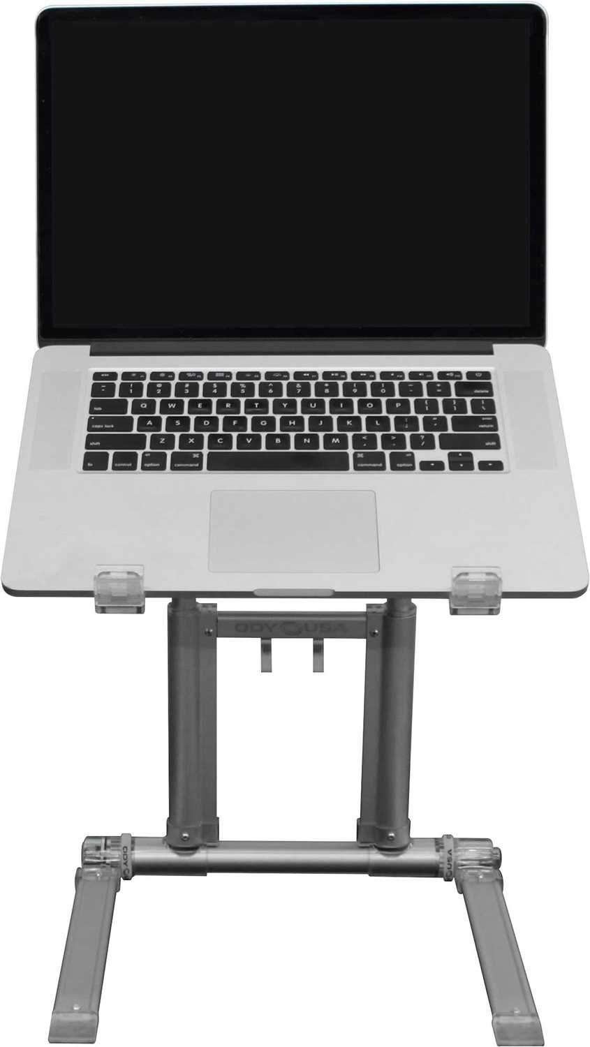 Odyssey LSTAND360MACSIL Silver DJ Laptop Stand - PSSL ProSound and Stage Lighting