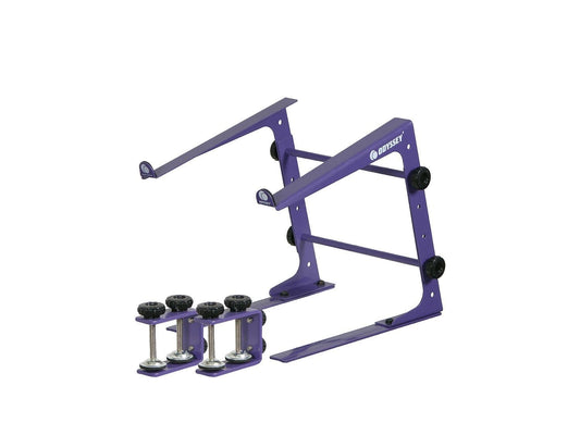 Odyssey LSTANDPUR DJ Laptop Stand Purple - PSSL ProSound and Stage Lighting