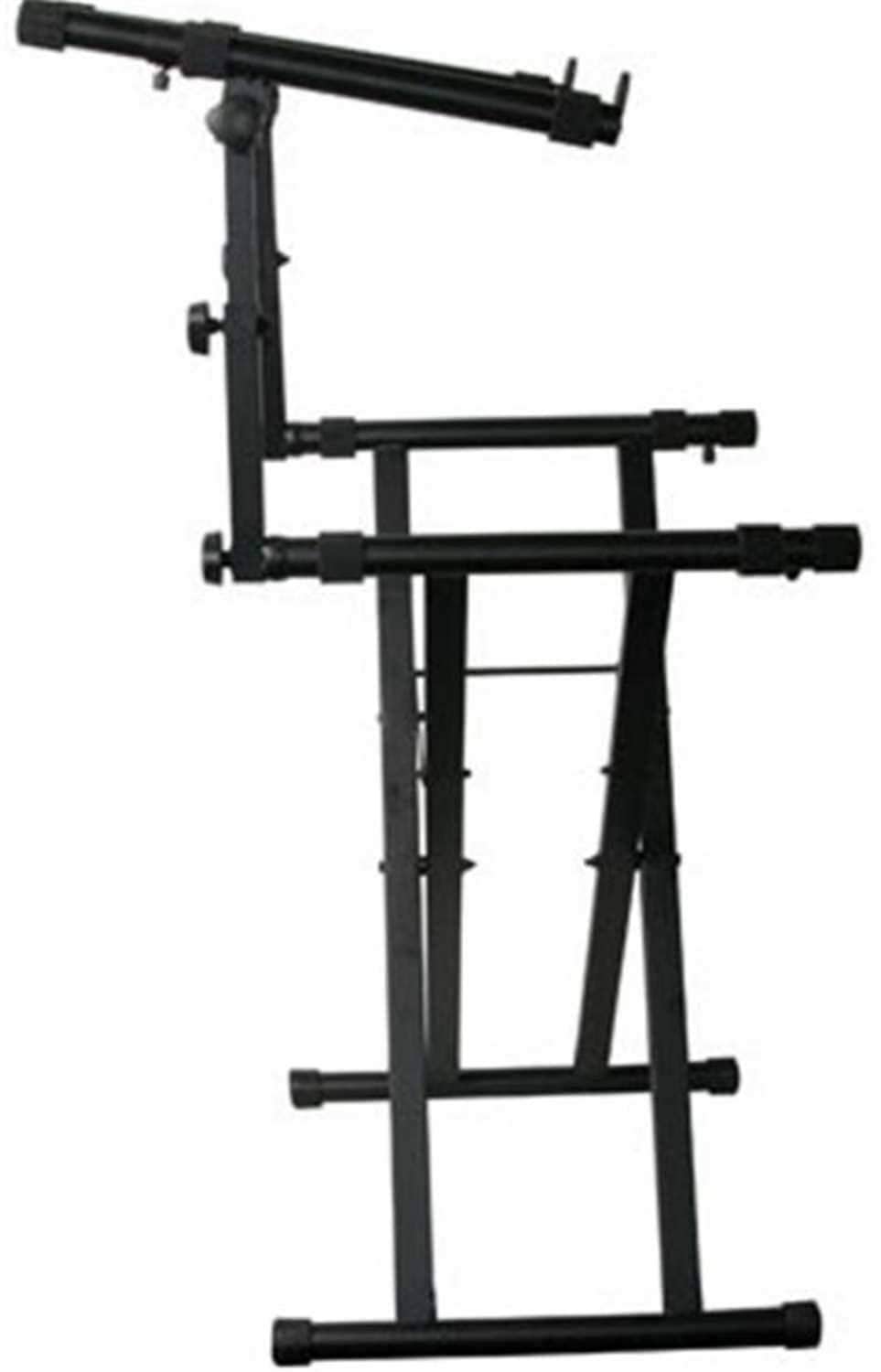 Odyssey LTBXS2 Heavy Duty Dual Tier DJ X-Stand – Solotech