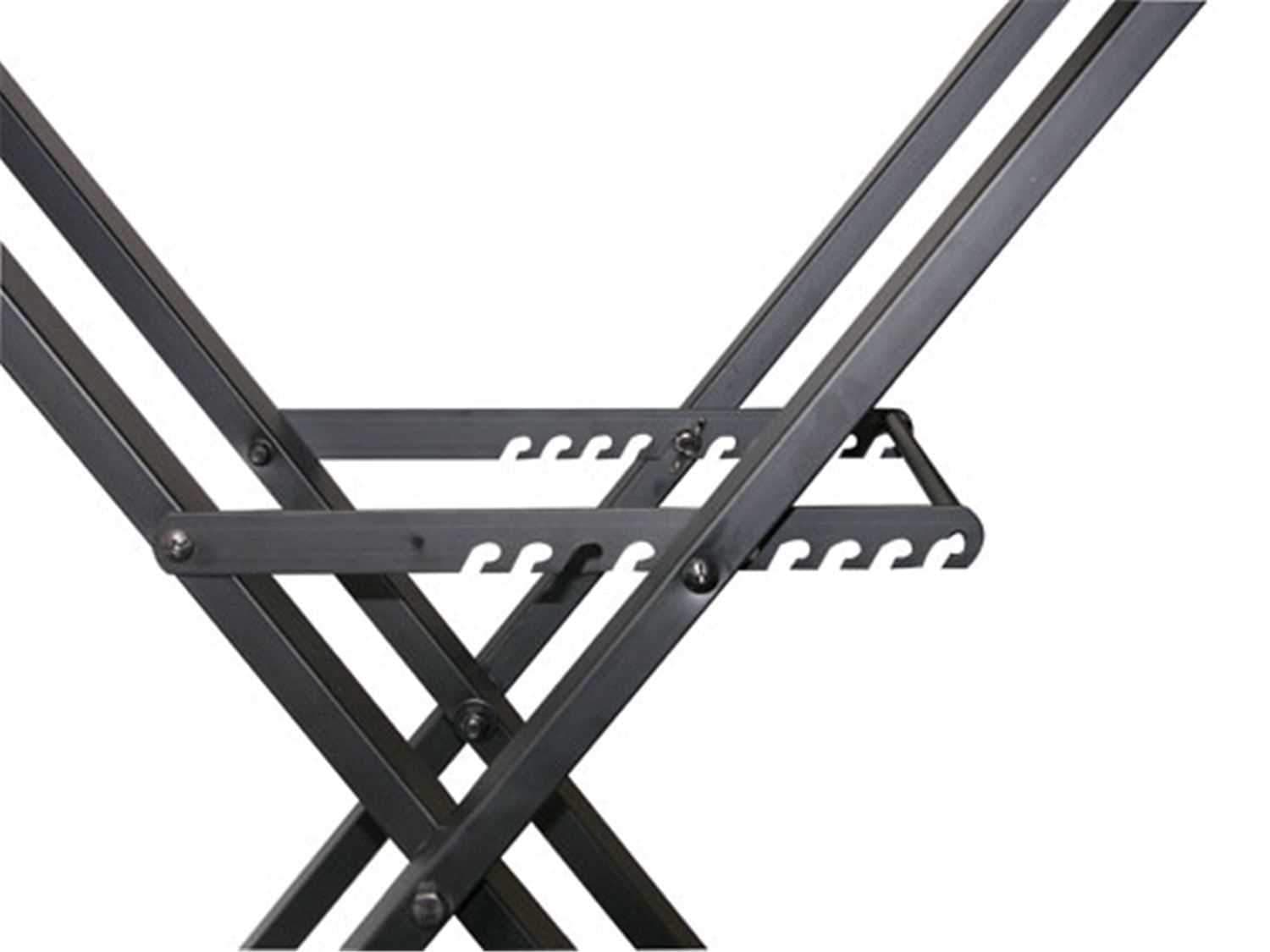 Odyssey LTBXS2 Heavy Duty Dual Tier DJ X-Stand – Solotech