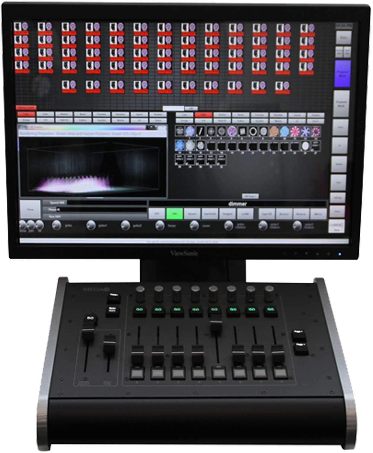 Mega Lite Lumen8 Sation Compact DMX Control Console - PSSL ProSound and Stage Lighting