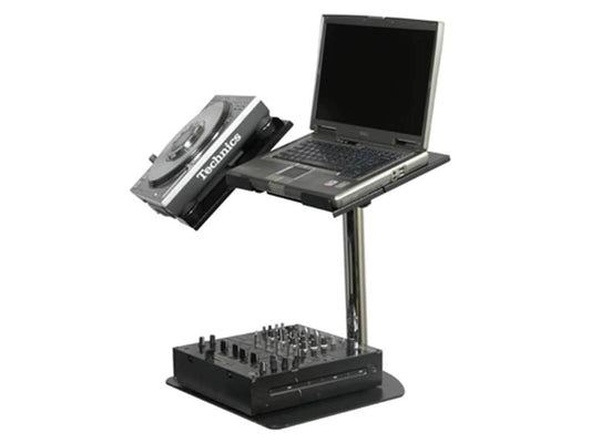 Odyssey LUNISPDB Dual L-Evation Dj Stand - PSSL ProSound and Stage Lighting