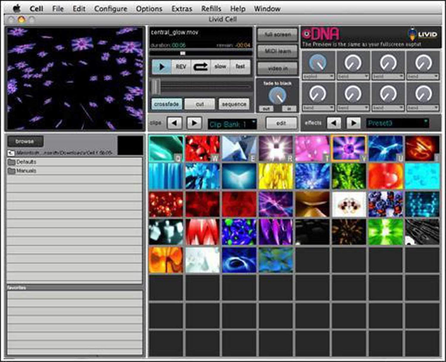 Livid Cell DNA VJ Software - PSSL ProSound and Stage Lighting