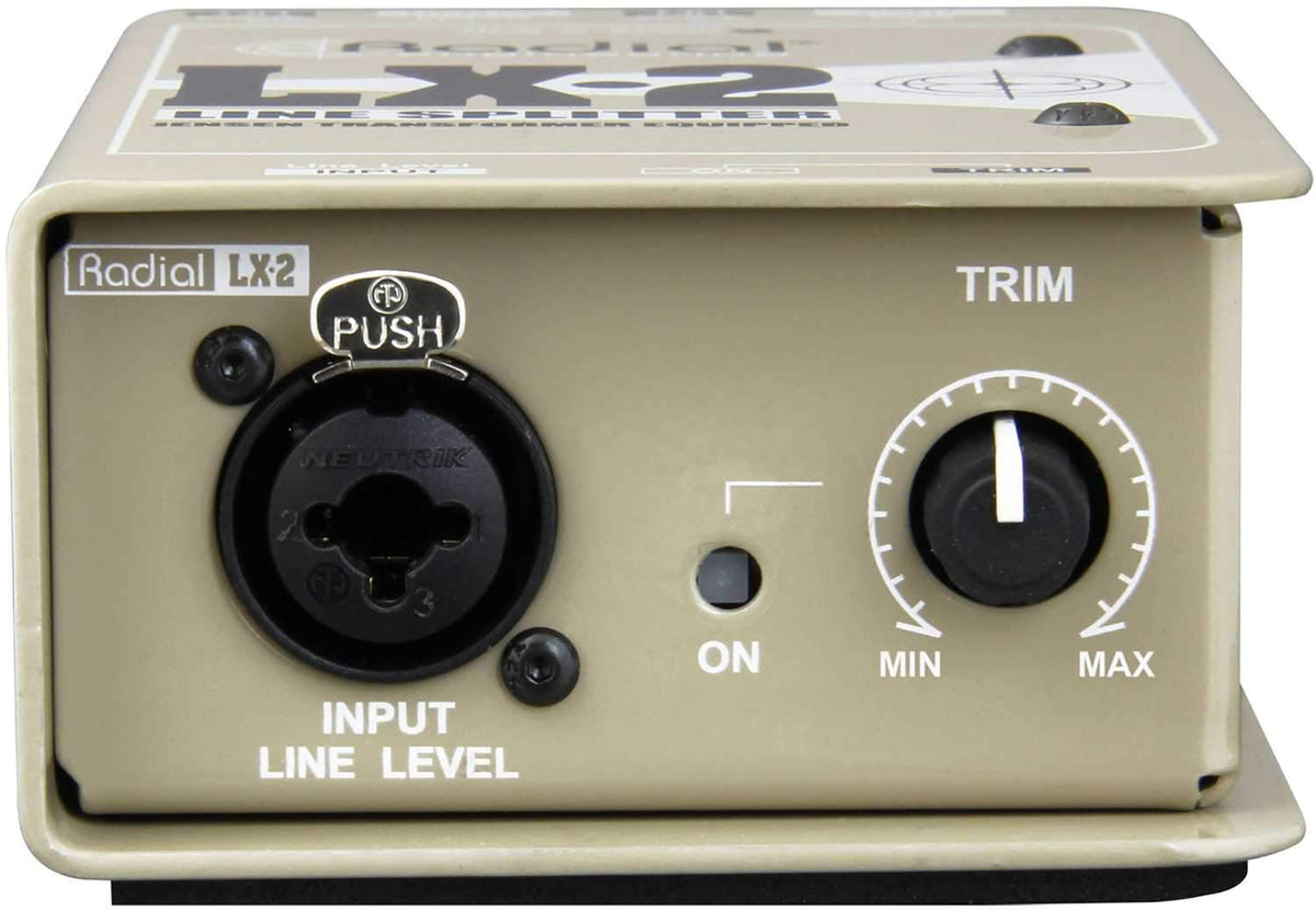 2 Line Level Radial LX-2 Line-Level Splitter – Solotech