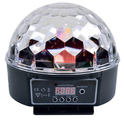 Solena LED Crystal Ball Effect Light with Remote - PSSL ProSound and Stage Lighting