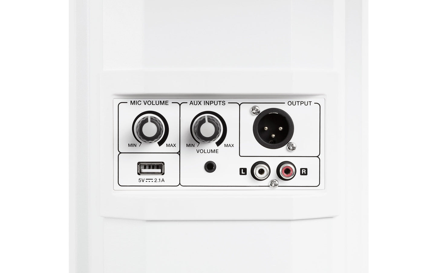 Denon Pro Amplified Speaker Lectern in White - PSSL ProSound and Stage Lighting