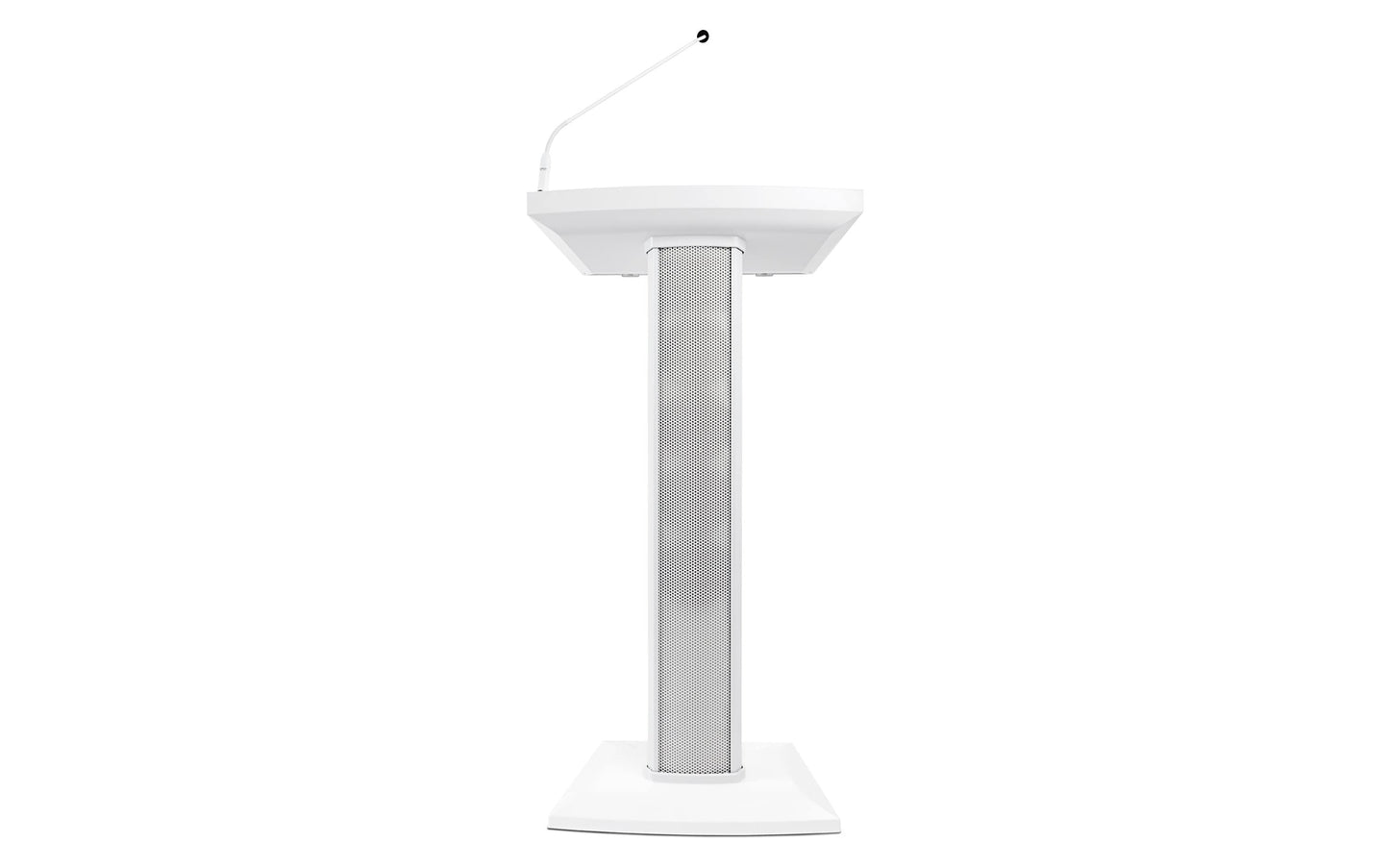 Denon Pro Amplified Speaker Lectern in White - PSSL ProSound and Stage Lighting
