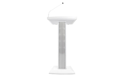 Denon Pro Amplified Speaker Lectern in White - PSSL ProSound and Stage Lighting