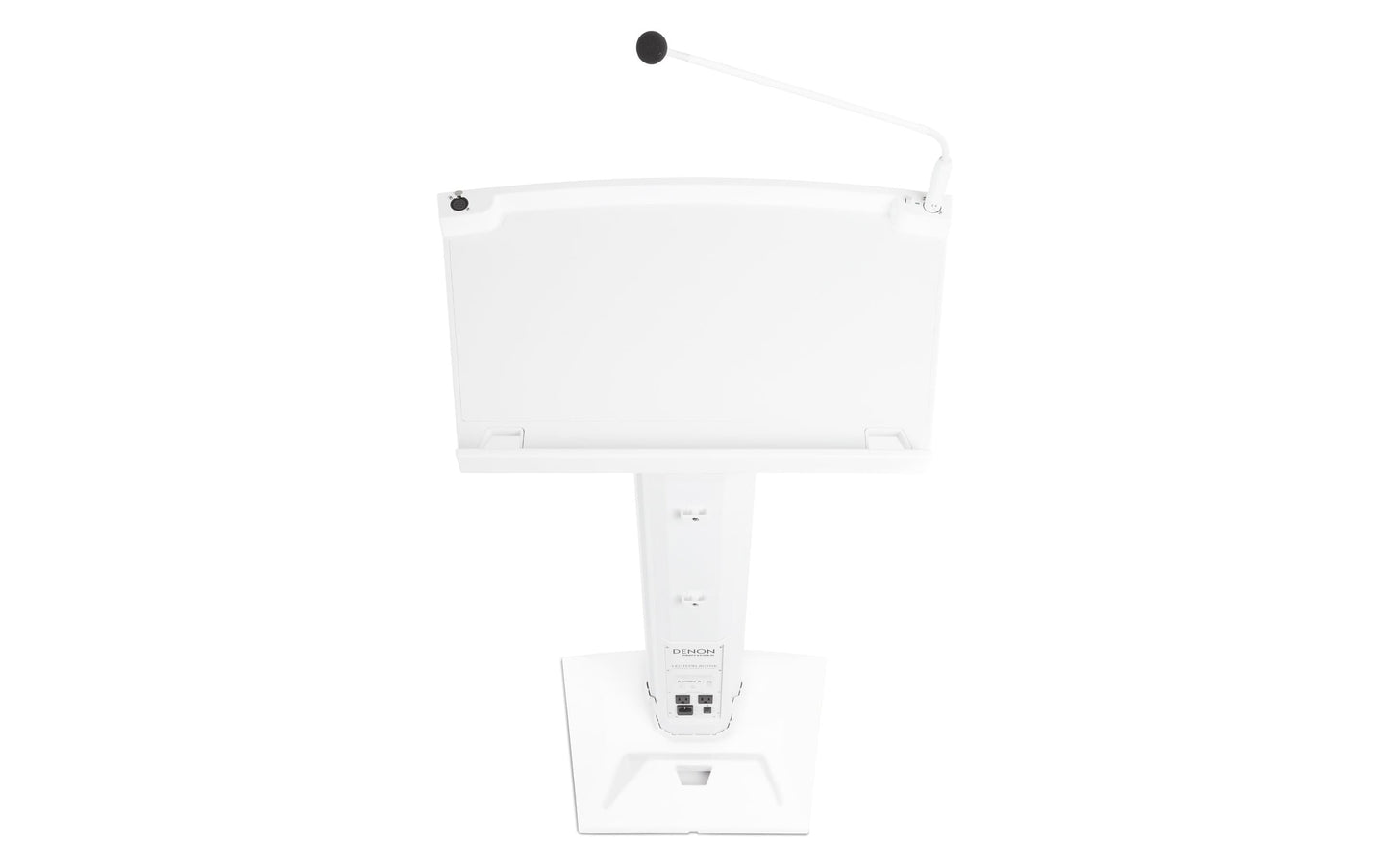 Denon Pro Amplified Speaker Lectern in White - PSSL ProSound and Stage Lighting
