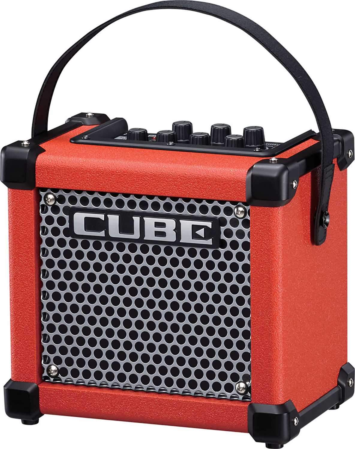 Roland MICRO CUBE GXR Battery Powered Guitar Amp Red - PSSL ProSound and Stage Lighting