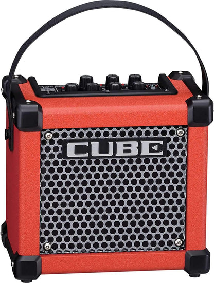 Roland MICRO CUBE GXR Battery Powered Guitar Amp Red - PSSL ProSound and Stage Lighting