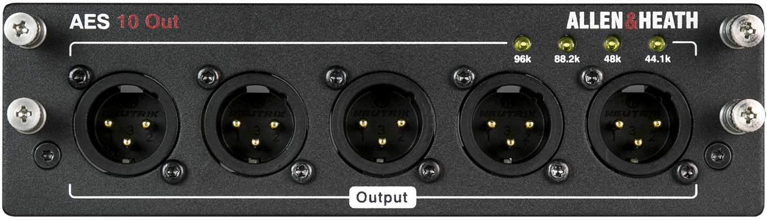 Allen & Heath M-DL-AES10O-A AES3 dLive I/O Card - PSSL ProSound and Stage Lighting