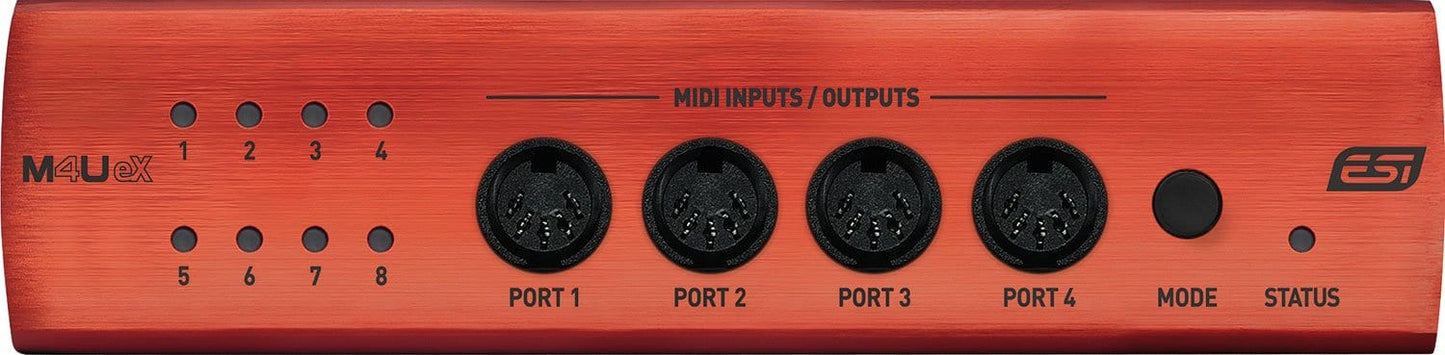 ESI M4U eX 8-Port USB 3.0 MIDI Interface With USB Hub - PSSL ProSound and Stage Lighting