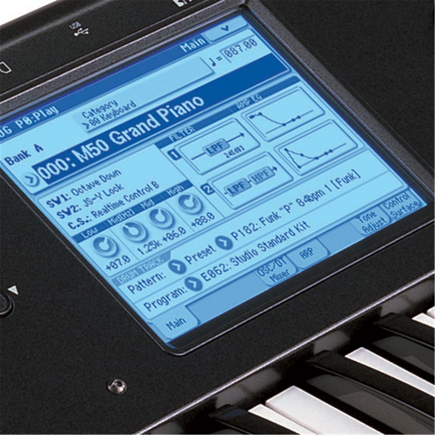 Korg M50-61 61 Key Portable Work Station - PSSL ProSound and Stage Lighting