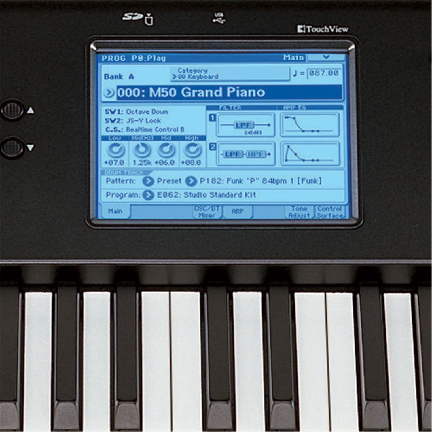 Korg M50-88 88 Key Portable Workstation | Solotech