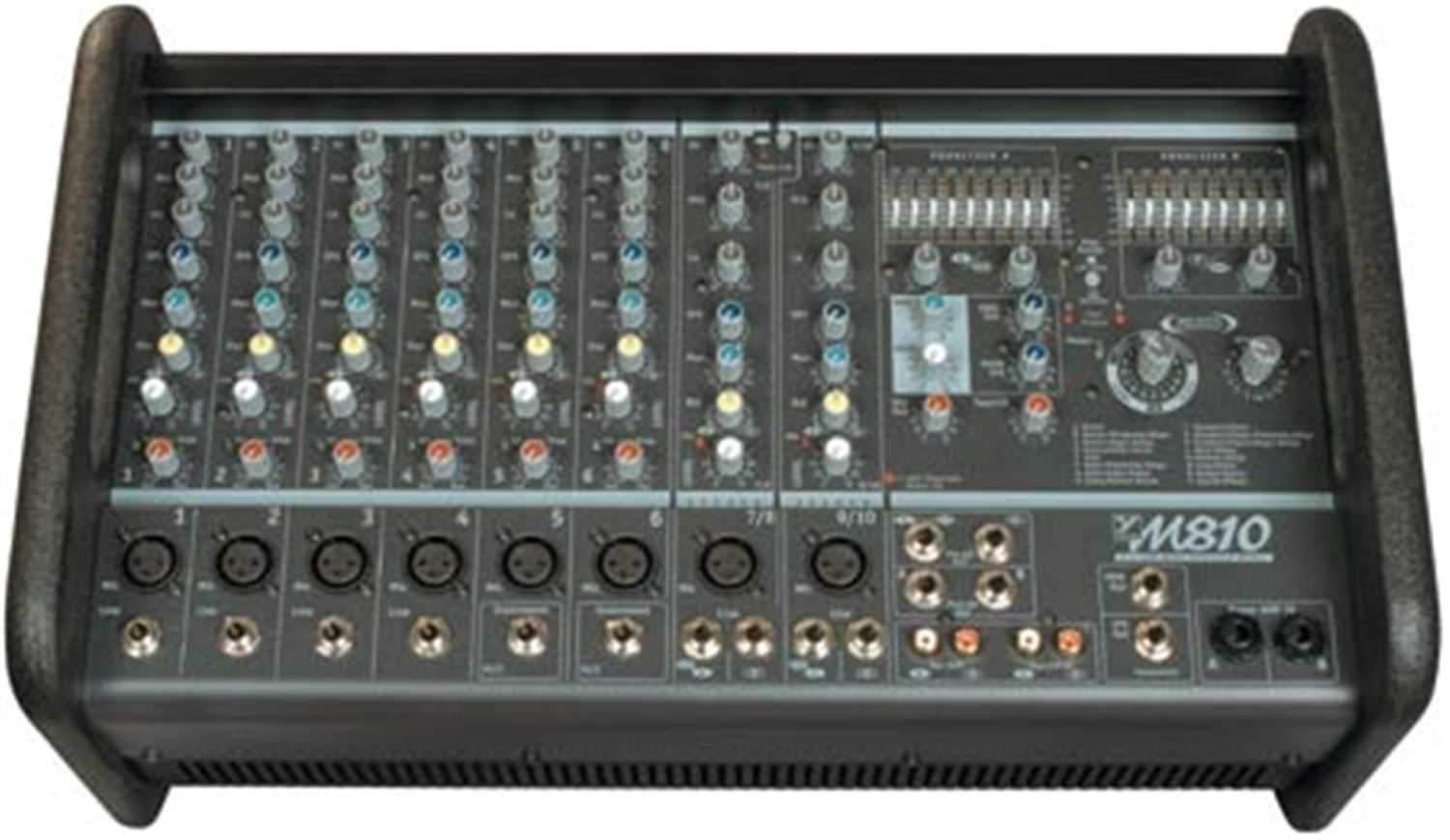 Yorkville M810-2 2X 400W 10 Input Powered Mixer – Solotech