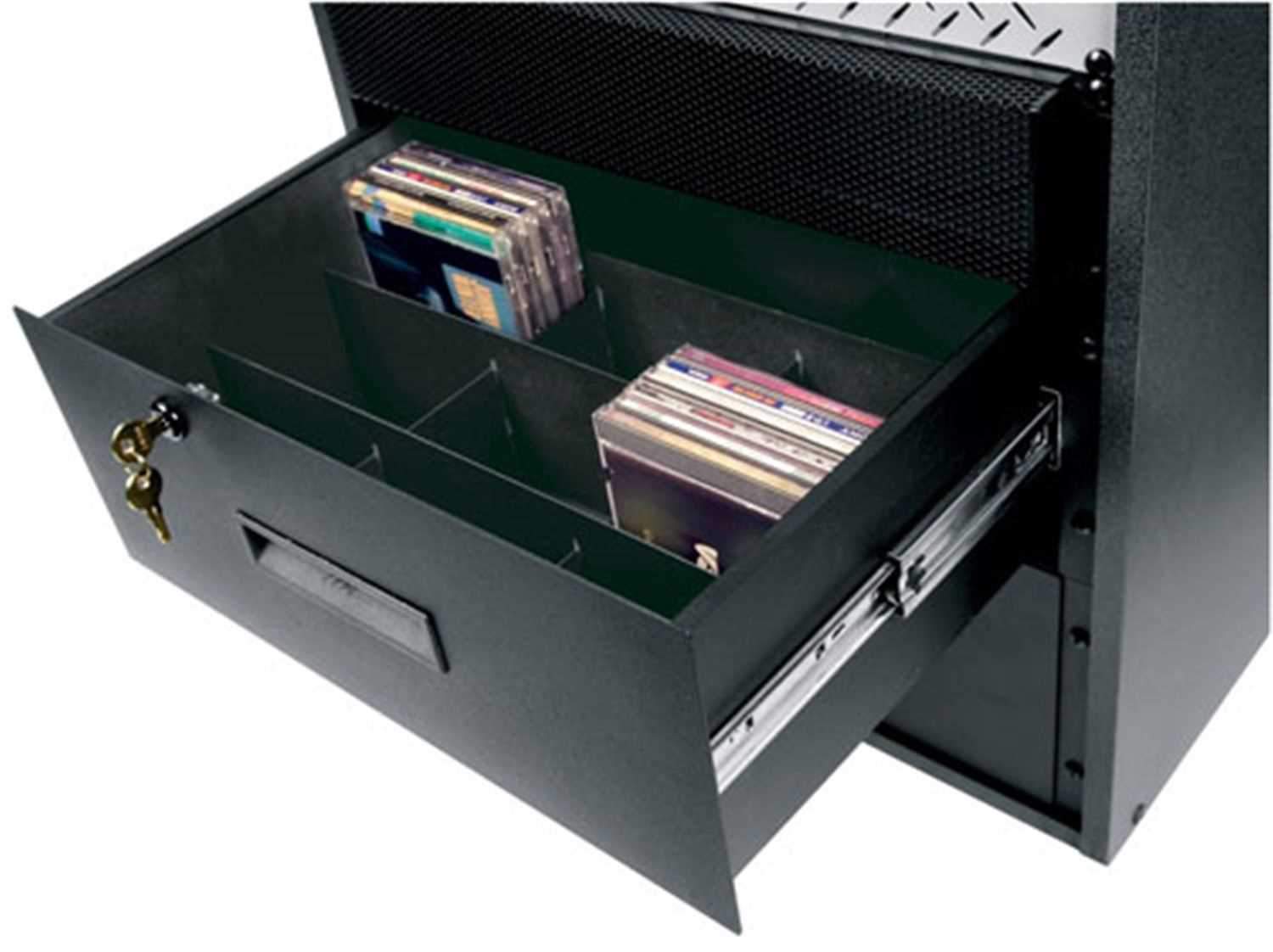 DVD/CD STORAGE Partition For 4-Space Rack Drawer - PSSL ProSound and Stage Lighting