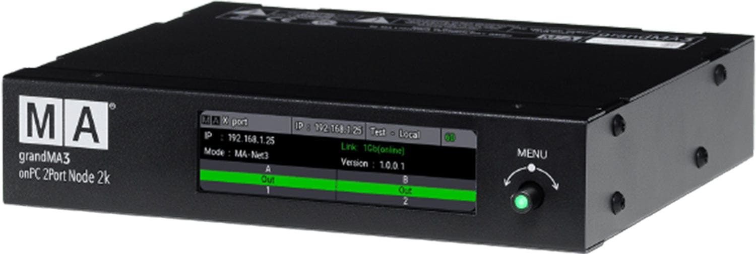 MA Lighting MA4010512 MA grandMA3 OnPC 2-Port Node – Solotech