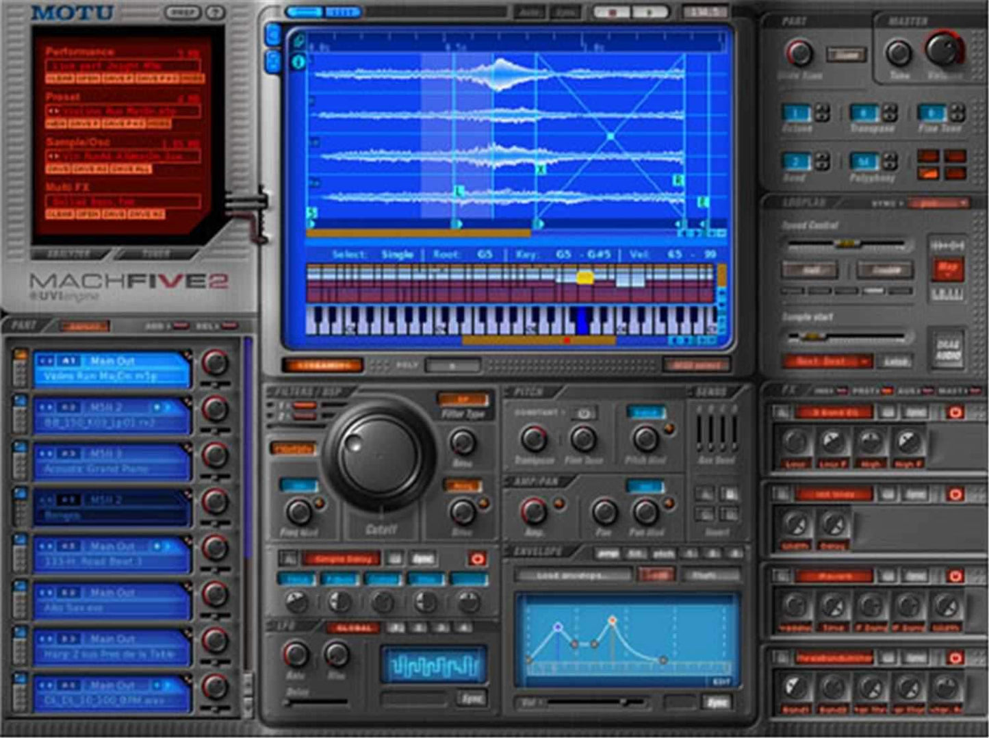 MOTU MACHFIVE-2 Software Synth/Sampler - PSSL ProSound and Stage Lighting