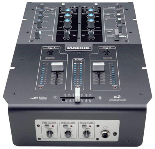 Mackie D2 2 Channel DJ Mixer - PSSL ProSound and Stage Lighting