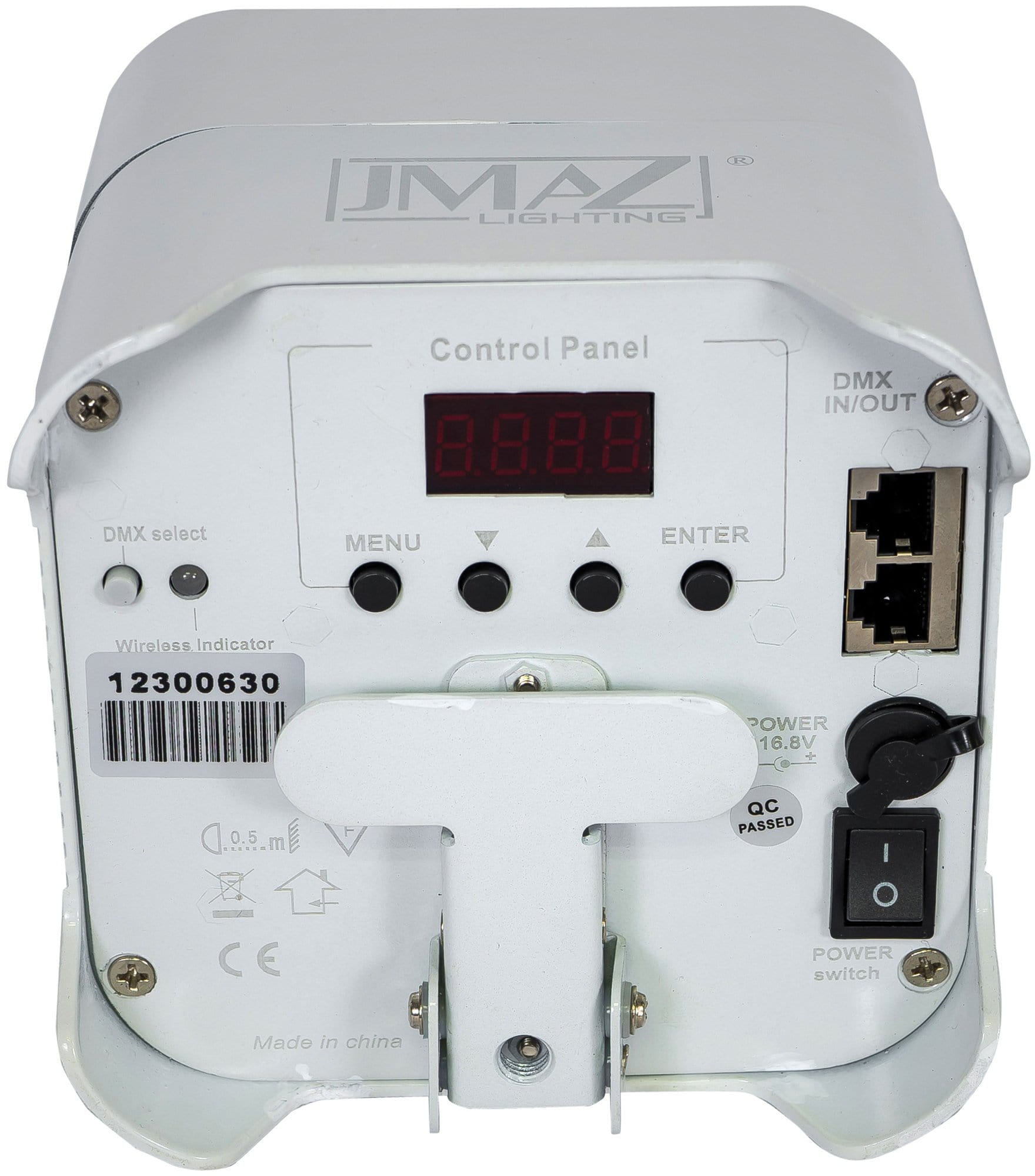 JMAZ Mad Par HEX 4S Battery Powered LED in White - Solotech