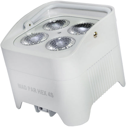 JMAZ Mad Par HEX 4S Battery Powered LED in White - Solotech