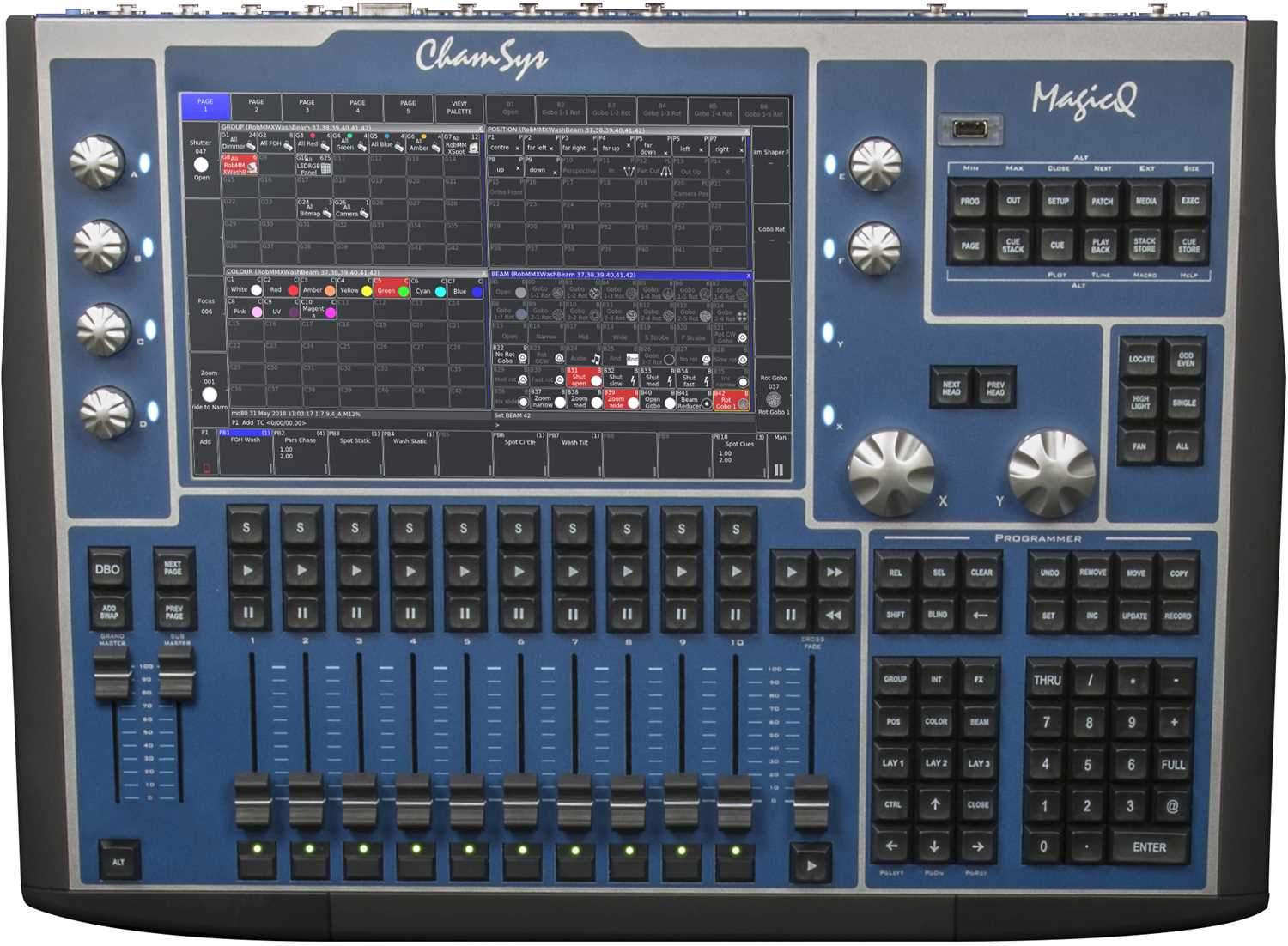 ChamSys MagicQ MQ80 24 Universe Compact Lighting Console - PSSL ProSound and Stage Lighting