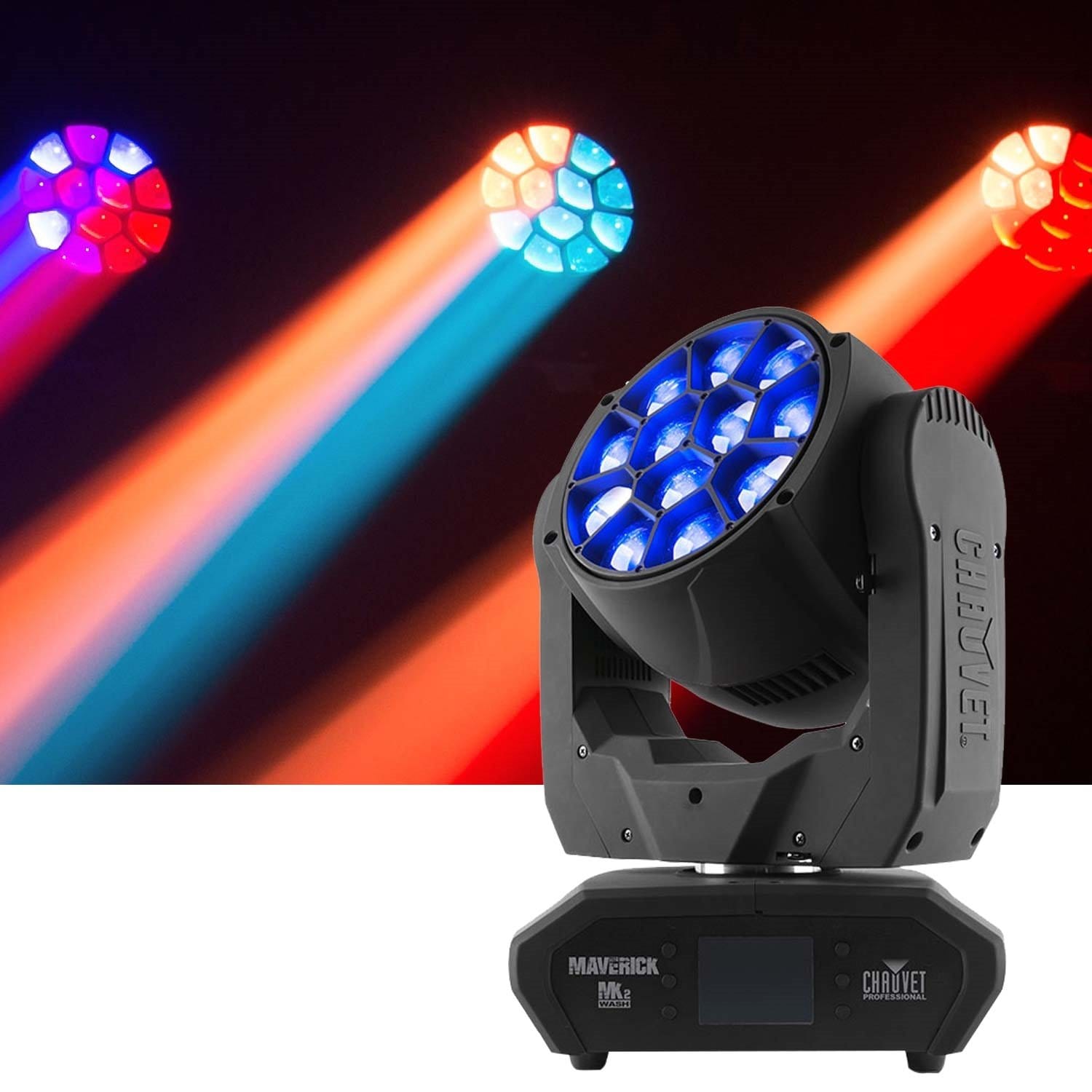 Chauvet Maverick MK2 Wash Moving Head LED Light - PSSL ProSound and Stage Lighting