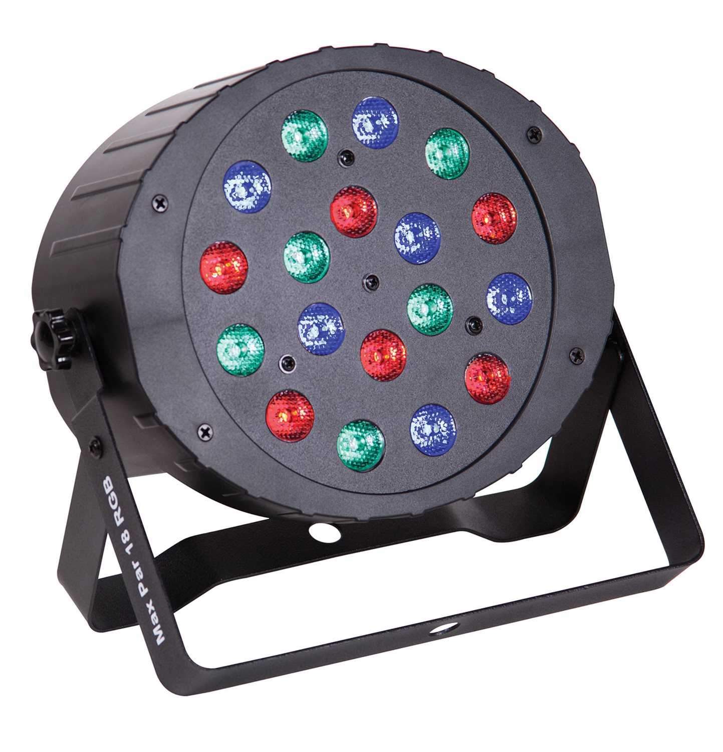 Solena Max Par 18 18x1-Watt RGB DMX LED Wash Light - PSSL ProSound and Stage Lighting