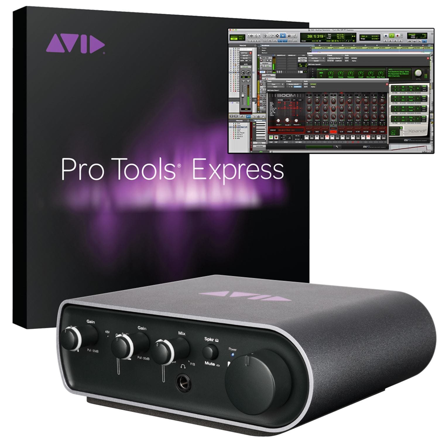 Avid Mbox Mini 3 USBInterface with Pro Tools EX - PSSL ProSound and Stage Lighting