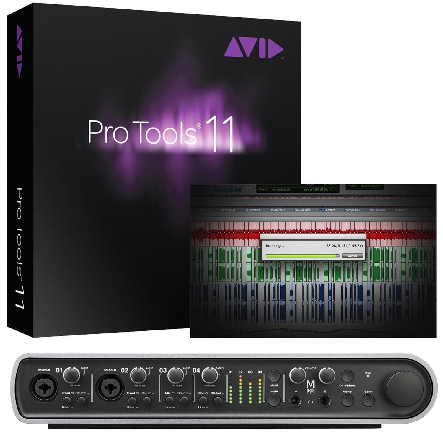 Avid Mbox Pro Firewire Interface with Pro Tools 11 - PSSL ProSound and Stage Lighting