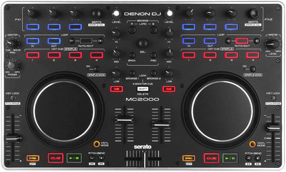 Denon DJ MC2000 Serato DJ Intro - DJ Controller - PSSL ProSound and Stage Lighting