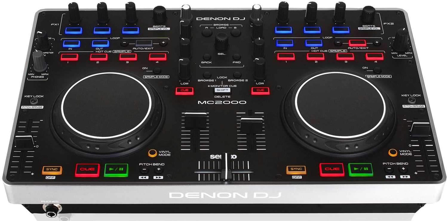 Denon DJ MC2000 Serato DJ Intro - DJ Controller - PSSL ProSound and Stage Lighting