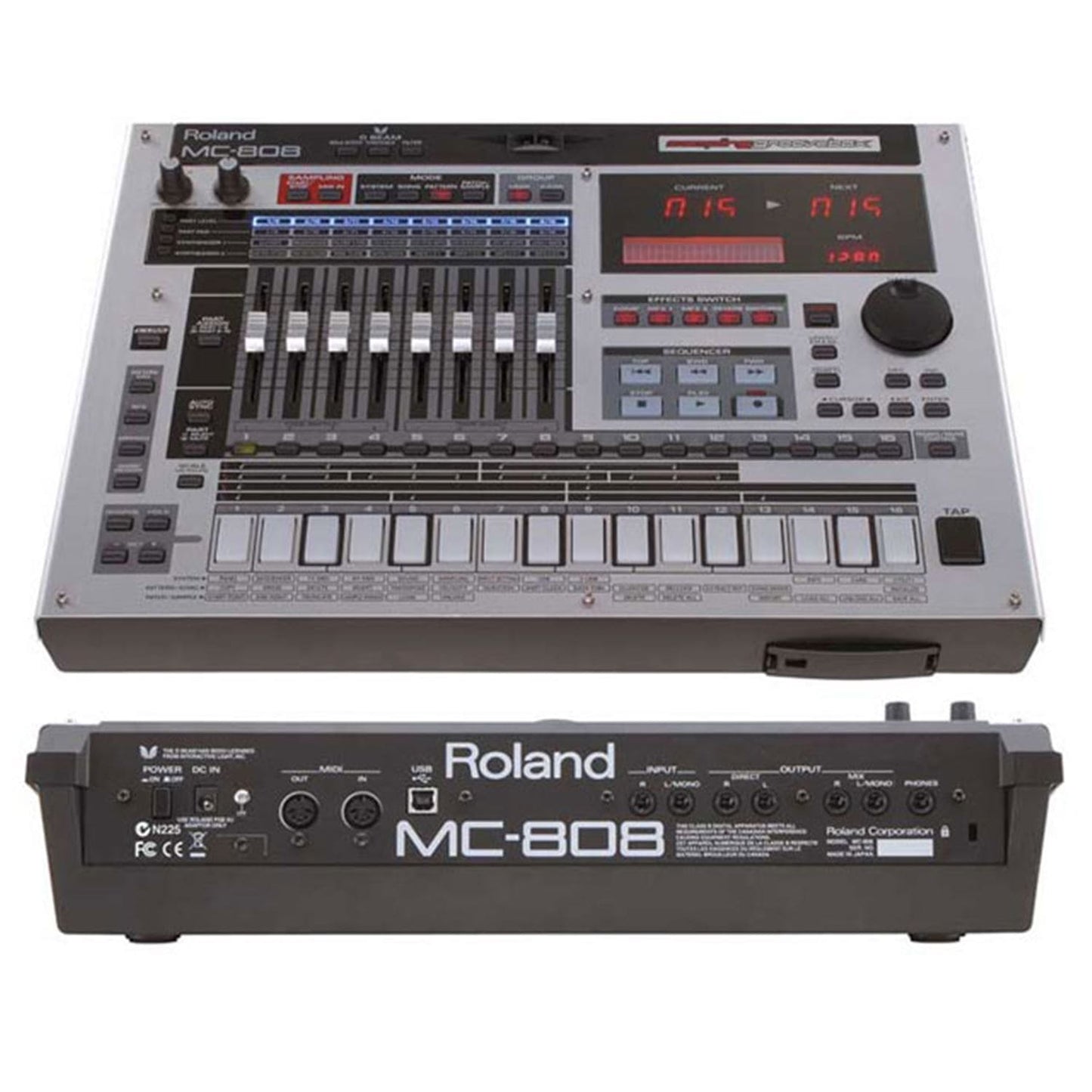 Roland MC808 Sample Groovebox with Motorized Faders - PSSL ProSound and Stage Lighting