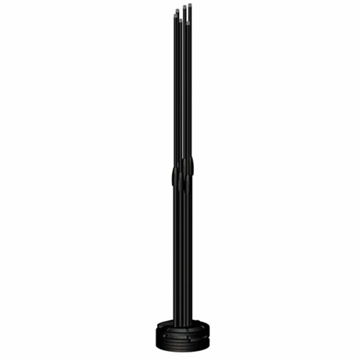 Ultimate MC87 Black Weighted Base Mic Stand - PSSL ProSound and Stage Lighting