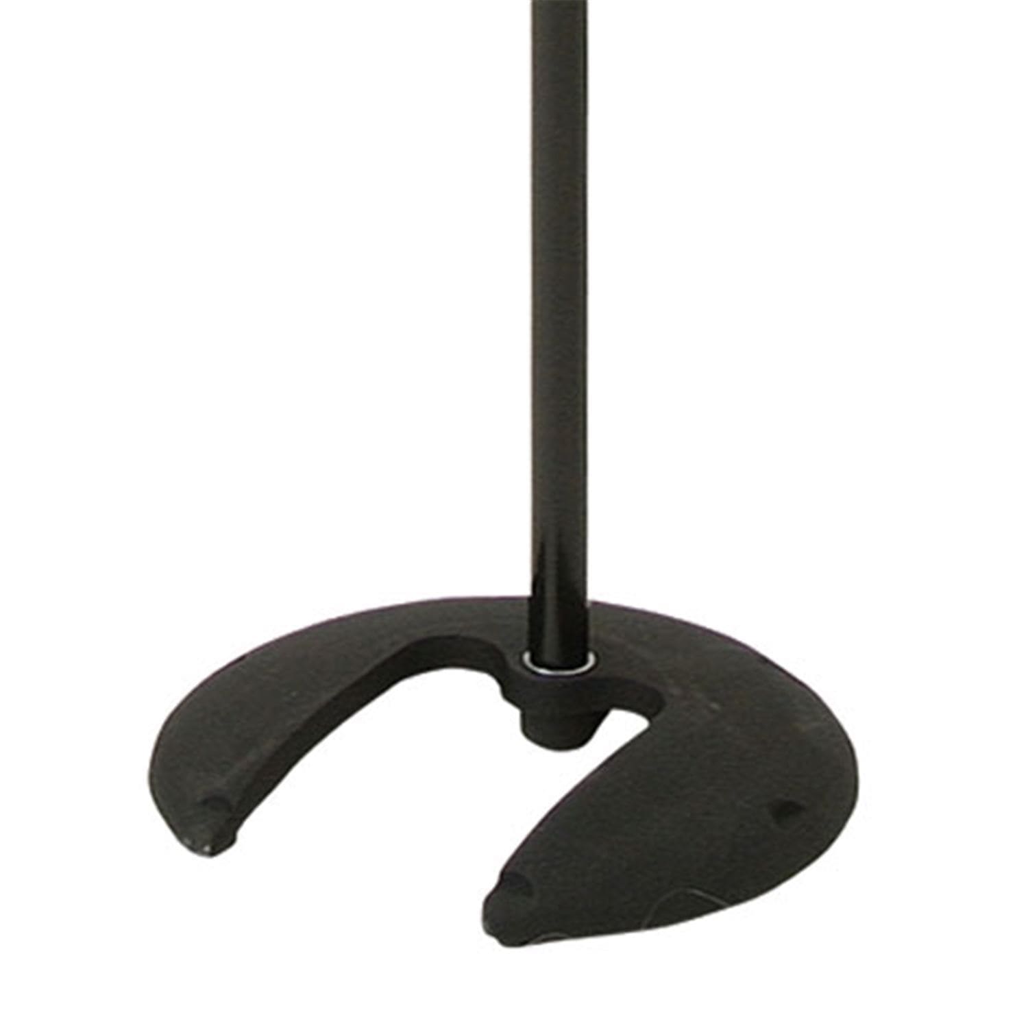 Ultimate MC87 Black Weighted Base Mic Stand - PSSL ProSound and Stage Lighting