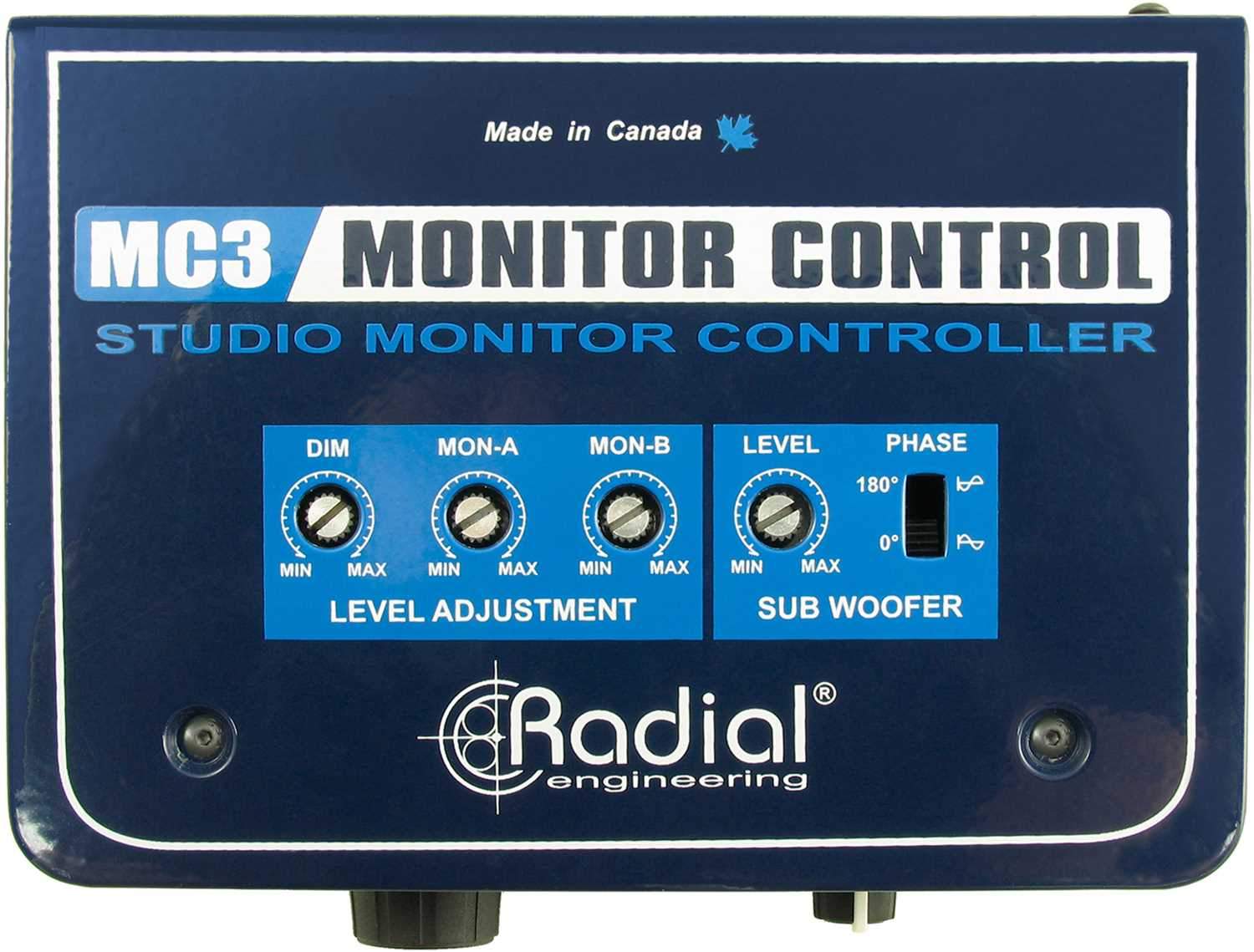 Radial MC3 Passive Studio Monitor Controller - PSSL ProSound and Stage Lighting