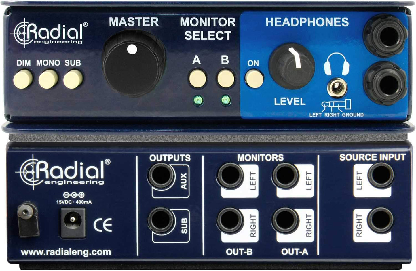 Radial MC3 Passive Studio Monitor Controller - PSSL ProSound and Stage Lighting