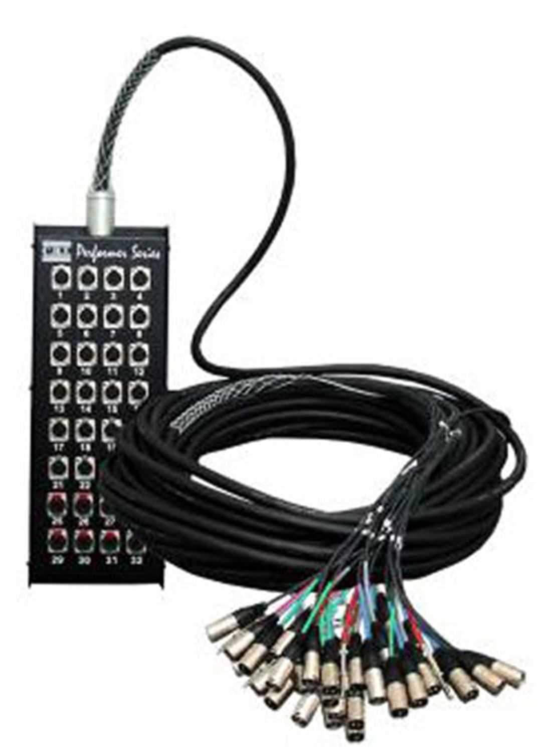 32 Channel Snake 24 Send 8 XLR Return 150 Ft - PSSL ProSound and Stage Lighting