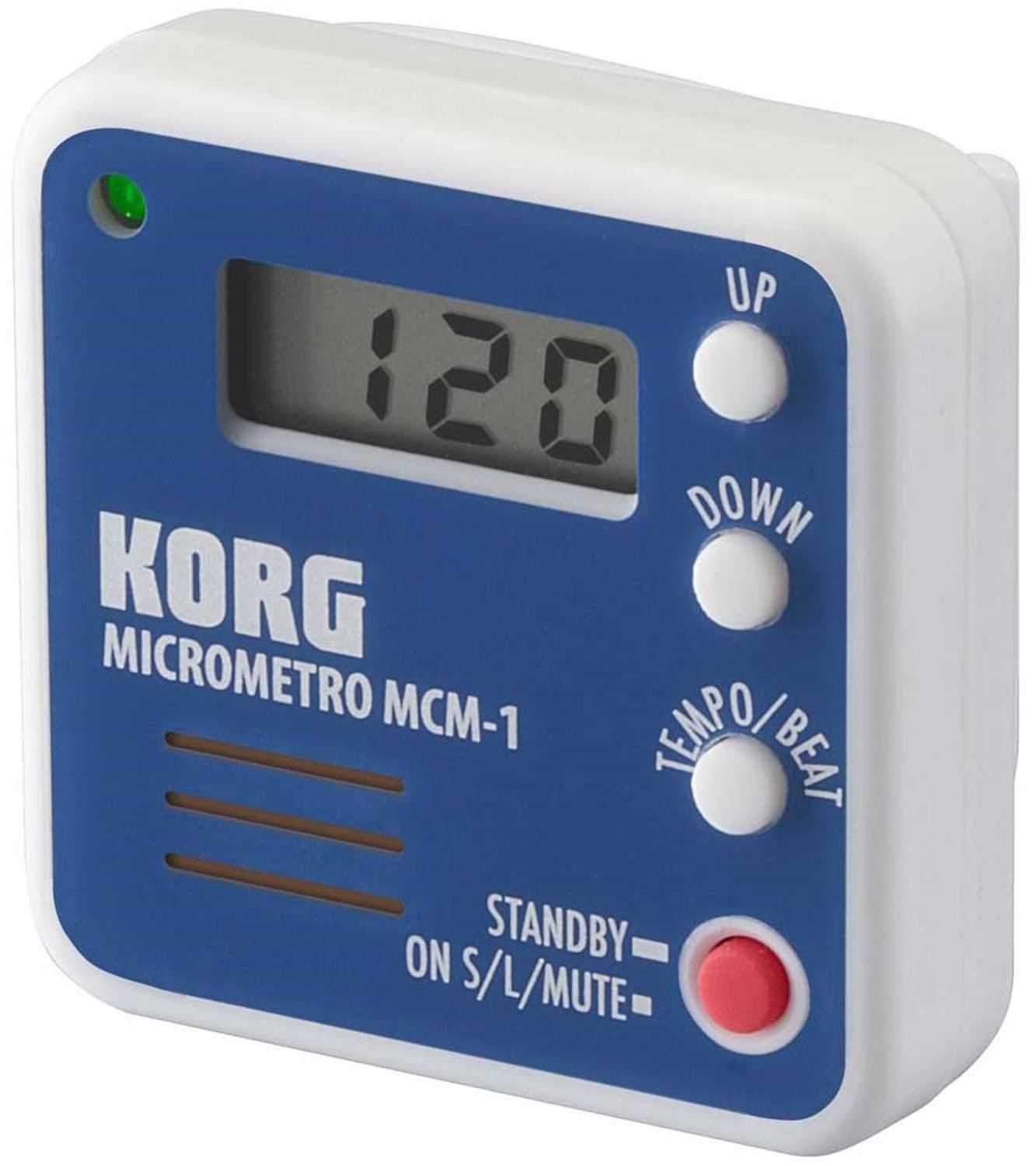 Korg MCM1BL MicroMetro Clip-on Metronome-Blue - PSSL ProSound and Stage Lighting