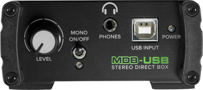 Mackie MDB-USB Stereo Direct Box with USB Input - PSSL ProSound and Stage Lighting