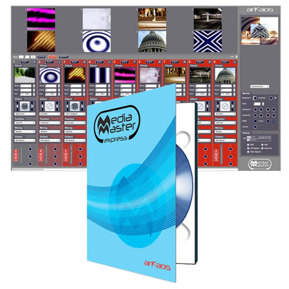 Arkaos Media Master Express Visual Software Box - PSSL ProSound and Stage Lighting