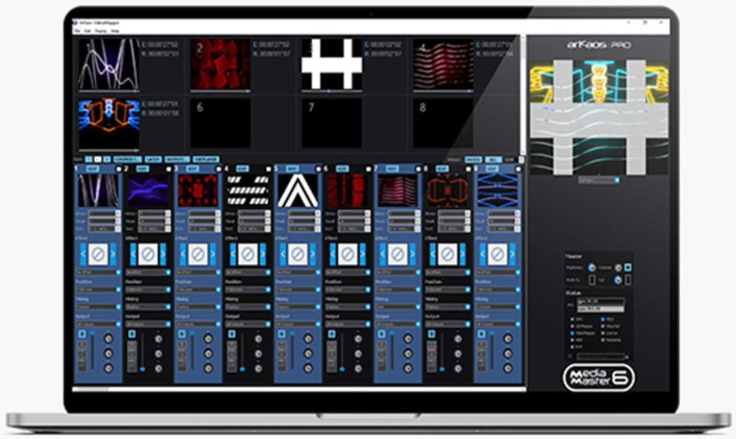 ADJ MED622 Media Master Express - 6 Video Control Software - PSSL ProSound and Stage Lighting