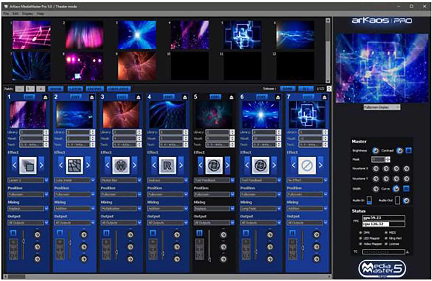 ArKaos Media Master Pro Software - License Only - PSSL ProSound and Stage Lighting