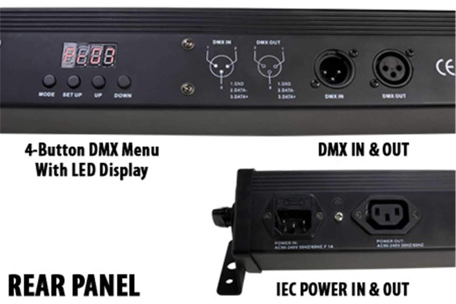 American DJ Mega Bar LED RC 1 Meter LED Bar - PSSL ProSound and Stage Lighting