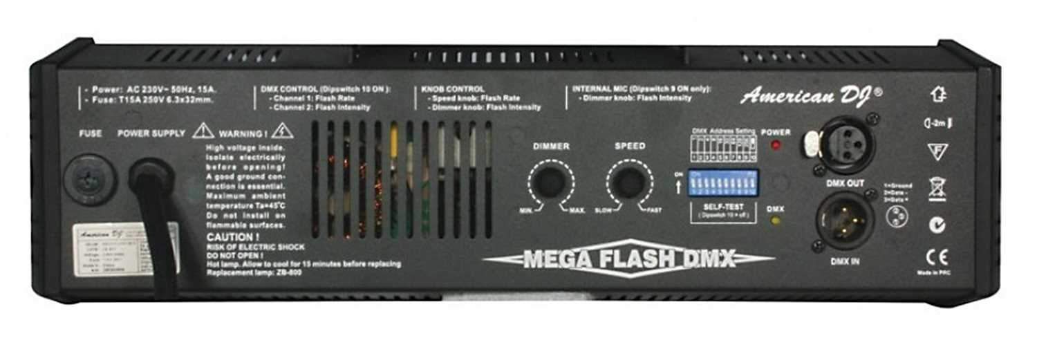 ADJ American DJ Mega Flash DMX 800-Watt Strobe Light – Solotech