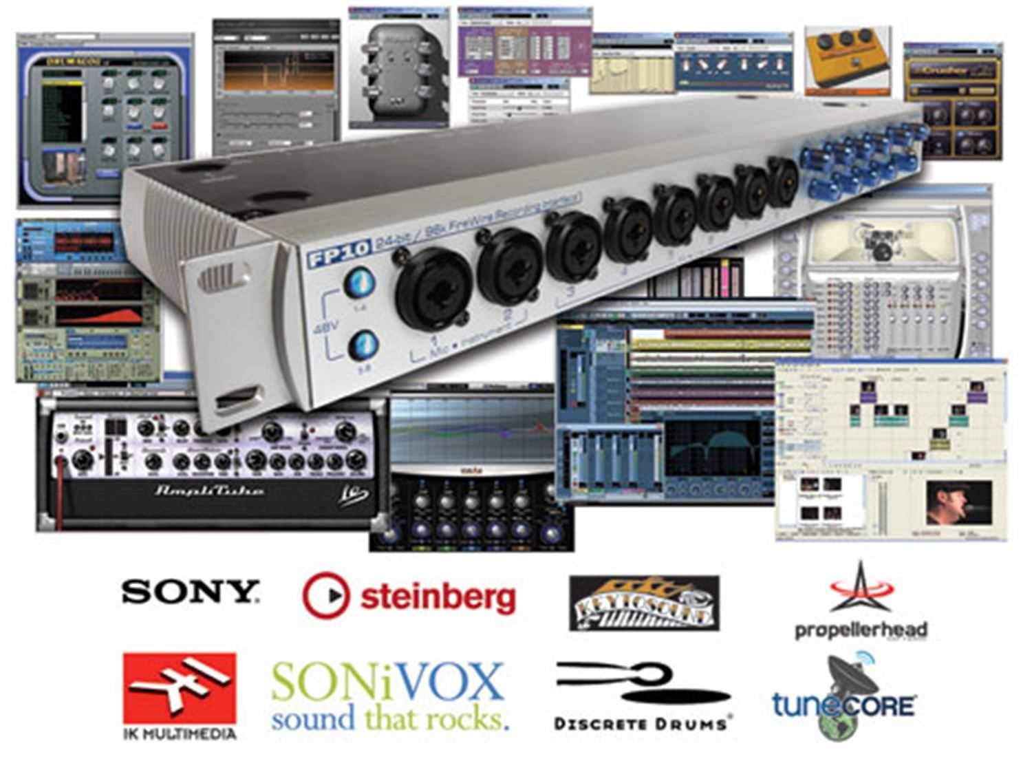 Presonus MEGASTUDIO-PRODUCER FP10 Studio Bundle - PSSL ProSound and Stage Lighting